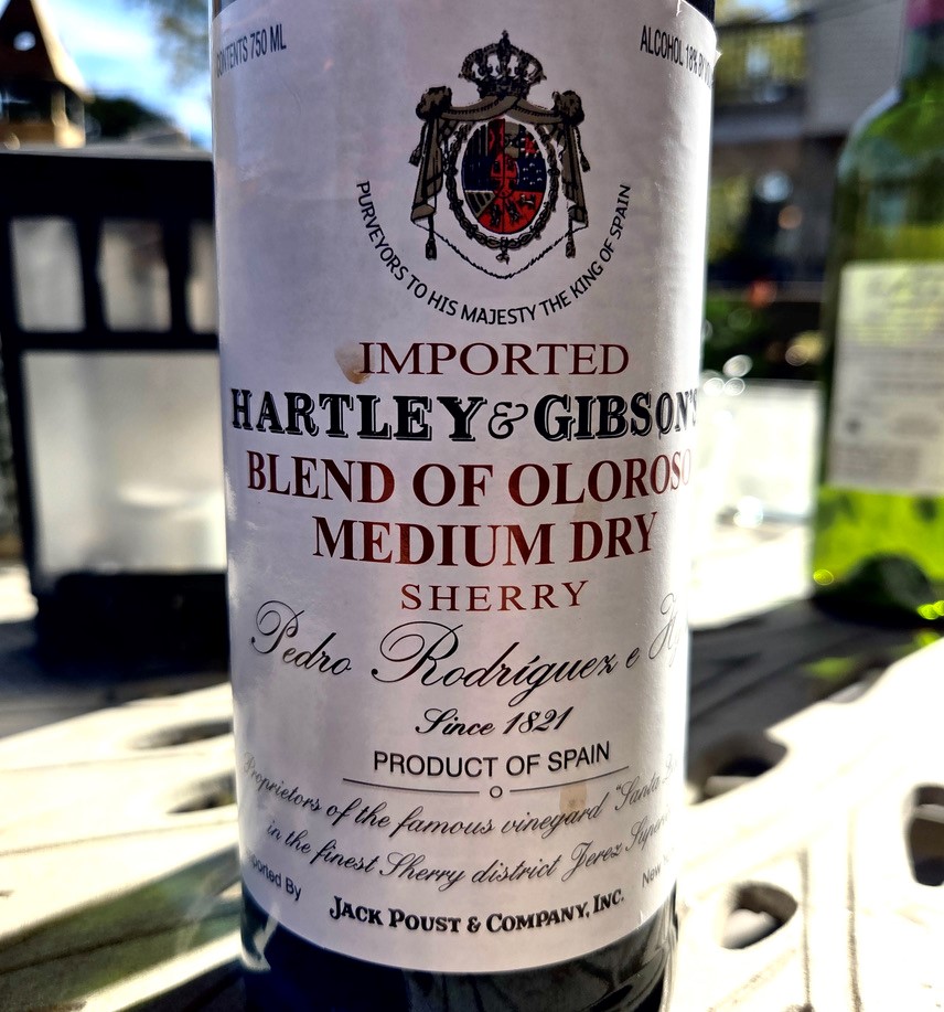 Hartley and Gibson Sherry