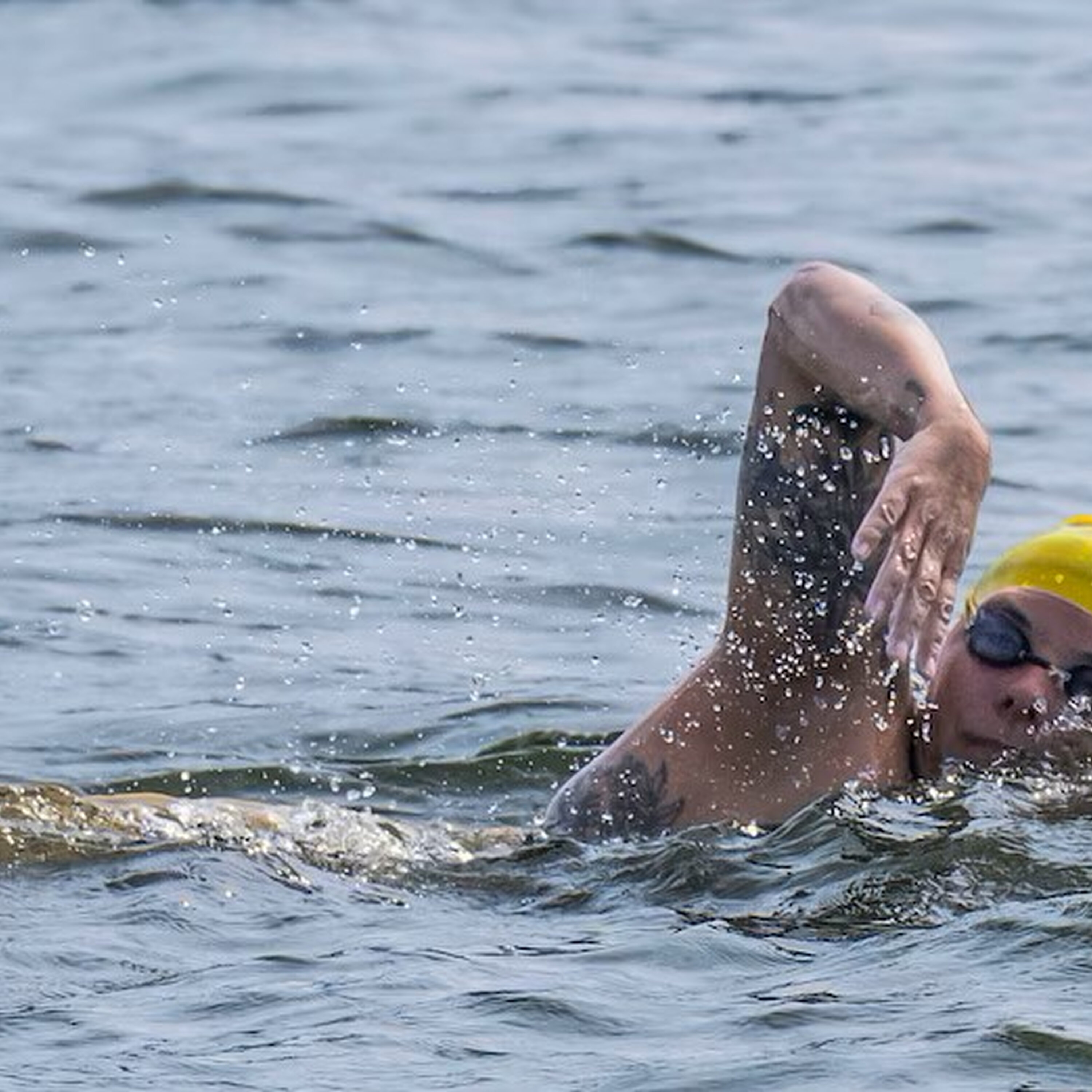 Katie Pumphrey aced a historic swim into Baltimore's harbor. Now she wants others to join her.